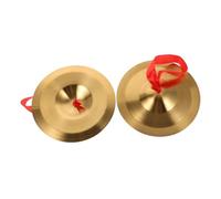 ELAYARD Platillos de Mano de Aleación Duradera para Adultos Instrumento de Percusión Educativo con Sonido y Brillante para Desarrollo Musical y Actuaciones