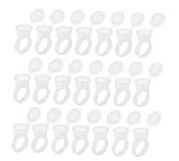 ELAYARD Porta Anillos de Pigmento 50 Copa de Anillo Flexible para Tinta y Extensores de Pestañas, Cómodo y Ligero