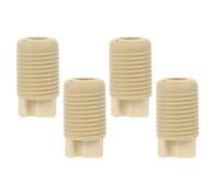 ELAYARD Portalámparas G9 de Plástico Rosca, Kit de 4 Piezas, Base para Lámpara de Pared, Repuesto para Bombillas Halógenas, Accesorios para Luminarias Eléctricas, Instalación Fácil