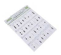 ELAYARD Póster de Acordes para Trompeta Gráfico de Digitación Grande y Tabla Práctica para Principiantes Duradera para Aprendizaje Musical