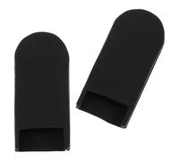 ELAYARD Protectores de Dedos para Saxofón en Silicona Negra Soporte Ergonómico para Pulgar M Adultos Juego de 2 Piezas Accesorio para Alivio de Fatiga y Posición Correcta en
