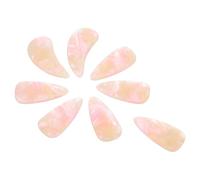 ELAYARD Púas de Dedo para Guzheng Duraderas de Cuerno, Tamaño Mediano, 8 Unidades para Práctica y Protección de Uñas, Accesorios Profesionales para Interpretación y Estudiantes de Guzheng