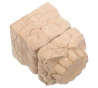 ELAYARD Remate de Madera Tallada para Postes de Cama y Escalera sin Acabado Adorno Europeo para Muebles DIY Capuchón Decorativo para Vallas Soporte Robusto para Hogar y Oficina