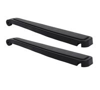 ELAYARD Reposabrazos para Silla de Playa Plegable 1 Par Negro Tornillos Cojines de Repuesto para Sillas de Exterior y Oficina Almohadillas Resistentes para Camping y Terraza