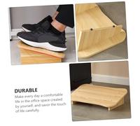 ELAYARD Reposapiés de Madera Inclinable para Debajo del Escritorio Taburete Ergonómico de Apoyo para Pies para Oficina y Diseño Clásico Medio Soporte Cómodo y Saludable