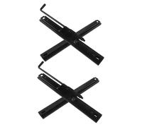 ELAYARD Rieles Deslizantes de Asiento Aplicables de Hierro Resistente 2 Pares Soporte Montaje Asiento para Vehículos Todoterreno Karts Ajuste Posición Conductor y Pasajero