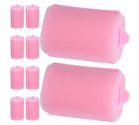 ELAYARD Rulos de Esponja para Cabello sin Calor 30 Unidades Rizadores Flexibles para Peinar y Crear Rizos Voluminosos Accesorios Cómodos para Uso Nocturno Mujeres y Niñas Color Rosa