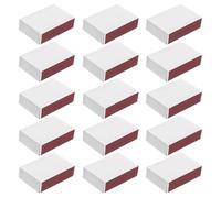 ELAYARD Set de 50 Cajas de Cerillas Pequeñas Vacías de 2,24 X 1,4 X 0,6 Pulgadas, Soporte Blanco Cajón Extraíble y Rascador, Aptas para Manualidades, Camping y Regalos