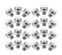 ELAYARD Silenciadores de Goma para Tijeras de Peluquería 30 MM Transparentes 60 Unidades Accesorios de Silicona Duradera para Mangos de Tijera Repuestos Profesionales para Salones de