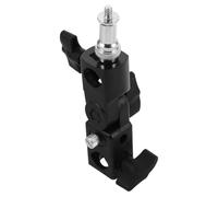 ELAYARD Soporte de Flash Ajustable con para Paraguas Adaptador de Zapata Caliente y Base de Trípode para Iluminación Fotográfica Estudio Compatible con Accesorios Hot Shoe