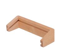 ELAYARD Soporte de Madera Maciza para Calendario de Mesa 6 Pulgadas, Base Estable de Bloque de Madera Natural, Tarjetero para Escritorio y Exhibidor Multifuncional para Oficina y Hogar
