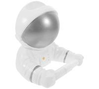 ELAYARD Soporte de Papel Higiénico de Pared sin Taladros Diseño de Astronauta Organizador y Colgador para Rollos y Toallas de Papel en Color Plateado Accesorio Decorativo para Baño
