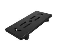 ELAYARD Soporte de Torre para PC con Ruedas de Freno, Soporte de Caja para Ordenador Mini Tamaño hasta 20 Cm de Ancho, Base Móvil para Suelo y Oficina con 4 Ruedas Giratorias