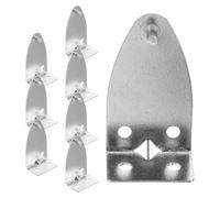 ELAYARD Soportes Metálicos para Persianas 8 Unidades, Ganchos de Fijación Antiviento para Ventanas, Accesorios para Cortinas Soporte de Cuerda de Seguridad, Compatibles para Persianas