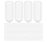 ELAYARD Tapas de Goma Transparentes para Extremos de Diadema, 200 Unidades, Diámetro Interior 2,5 Mm (compatible Diademas de 3 Mm), Protectores Suaves para Puntas de Aro, Accesorios