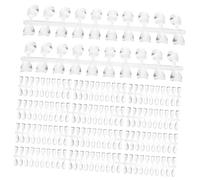 ELAYARD Tarjetas de Colores para Uñas 200 Piezas Ps Ligero y Fácil de Transportar para Salón de Uñas Práctica Elegante y Clásica