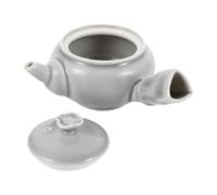 ELAYARD Tetera cerámica japonesa retro con asa lateral, resistente al calor, para té jazmín y oolong, diseño elegante y práctico, ideal para casa, oficina y tetería