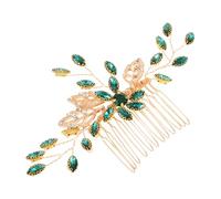 ELAYARD Tocado de novia de estilo antiguo Accesorios para el cabello de la boda ropa de cabeza de boda Accesorios para el cabello de la novia Green