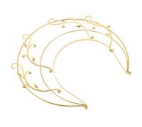 ELAYARD Tocado Dorado de Aleación Hecho a Mano para Mujer, Diadema Elegante y Vintage para Carnaval y Boda, Accesorio Clásico Que Crea Peinados Impresionantes