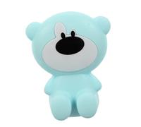 ELAYARD Tope de Puerta Infantil Seguro y Flexible Protector Antiahuecos para Diseño de Oso Verde para Evitar Pellizcos Dedos Fácil Instalación el Hogar Material Suave y Silencioso para