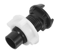 ELAYARD Tuerca y Tornillo para Palanca de Descarga de Inodoro Conector Plástico Negro Resistente para Reparación Fácil y Segura del Tanque de Baño