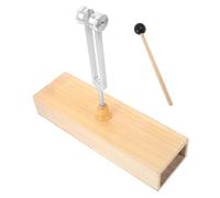 ELAYARD Tuning Fork Aluminum Alloy With Wooden Resonance Box And Mallet For Meditation Healing Sound Therapy Balance Exercises