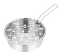 ELAYARD Vaporera de Acero Inoxidable 304 con Mango Extraíble Diámetro 20 CM Rejilla para Cocinar al Vapor en Olla Arrocera Eléctrica Utensilio para Dim Sum y Alimentos Saludables