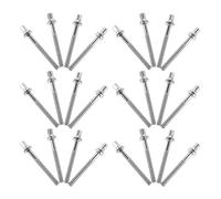ELAYARD Varillas de Tensión y Tornillos para Batería 24 Piezas M5 X 50 MM Accesorios para Instrumentos de Percusión Uso Profesional en Conciertos y Ensayos