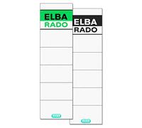 Elba 10 etiquetas de cartón reciclado para archivadores, 8 cm de ancho