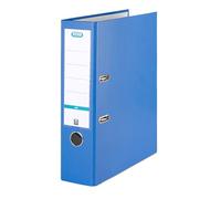 Archivador de palanca Elba de 80 mm de lomo tamaño din a4 cartón compacto polipropileno de color azul con rado