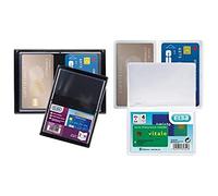 Elba 100202636 - Funda de PVC, para 4 tarjetas de crédito 30/100