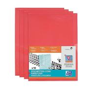 Elba 100206709 Visión Fundas M Star, película rígida de PVC de 0,15 mm, Rojo