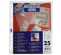 Elba 100460127 - Bolsa de 25 fundas para billetes, polipropileno