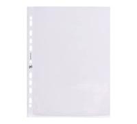 Elba 100460989 - Funda de plástico (A4, 0,12 mm, OHP adecuado, no afecta al texto, abertura superior, 25 unidades), color transparente