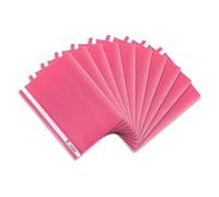 ELBA 100742 - Carpetas de plástico tamaño A4, 10 unidades, color rosa 31 x 22,8 x 0,3 cm