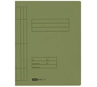 Elba 20451GN - Archivador (capacidad para aprox. 200 hojas DIN A4, cartón Manila, 250 g/m², 100 unidades), color verde