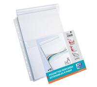 Elba 208708 - Funda perforada para archivador (con capacidad extra, polipropileno, A4), transparente