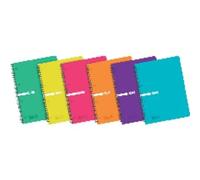 Elba 233856 - Cuaderno de plástico, cuadricula 5 x 5, 120 hojas A4