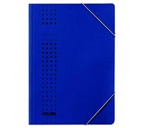 Elba 33470DB - Carpeta con gomas (450 g/m2, cartón reciclado, aproximadamente 150 hojas A4, 25 unidades), color azul