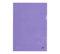 Elba 400012935 Fundas, color morado A4-Glasklar