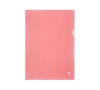 Elba 400012935 Fundas, color rojo A4-Glasklar