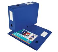 Elba 400094575 caja de índice con dos 100 mm polipropileno opaco (24 x 32 cm), color azul