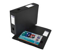 Elba 400094580 caja de índice de montar ancho 80 mm polipropileno opaco, 24 x 32 cm negro