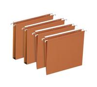 Elba - 400126812 Carpetas colgantes para cajón, distancia entre ejes 39, fondo U, 30 mm, formato exterior 37,1 x 24, naranja, paquete de 25 unidades