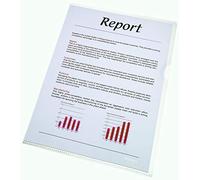 Elba 420104 - Lote de 100 fundas para documentos (PVC), varios colores