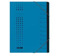 Elba 42496BL - Carpeta archivadora A4 1-12 color azul