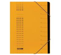 Elba 42496GB - Carpetas archivadoras de cartón con elásticos (DIN A4, 450 g/m²), color amarillo