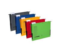Elba 5 bolsas de cartón A4 con ranas de lino, 5 colores