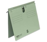 Elba 81459GN - Carpeta colgante (texto en alemán, tipo 81, 2 pliegues, 50 unidades), color verde