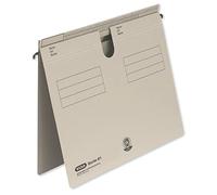 Elba 81459GR - Carpeta colgante (texto en alemán, tipo 81, 2 pliegues, 50 unidades), color gris